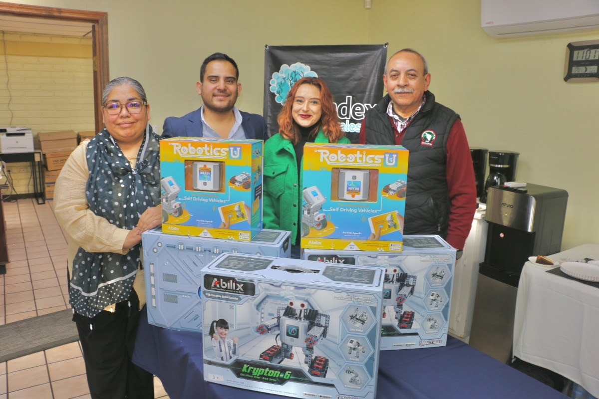 Refuerza Conalep Sonora aprendizaje de robótica y biónica en sus planteles