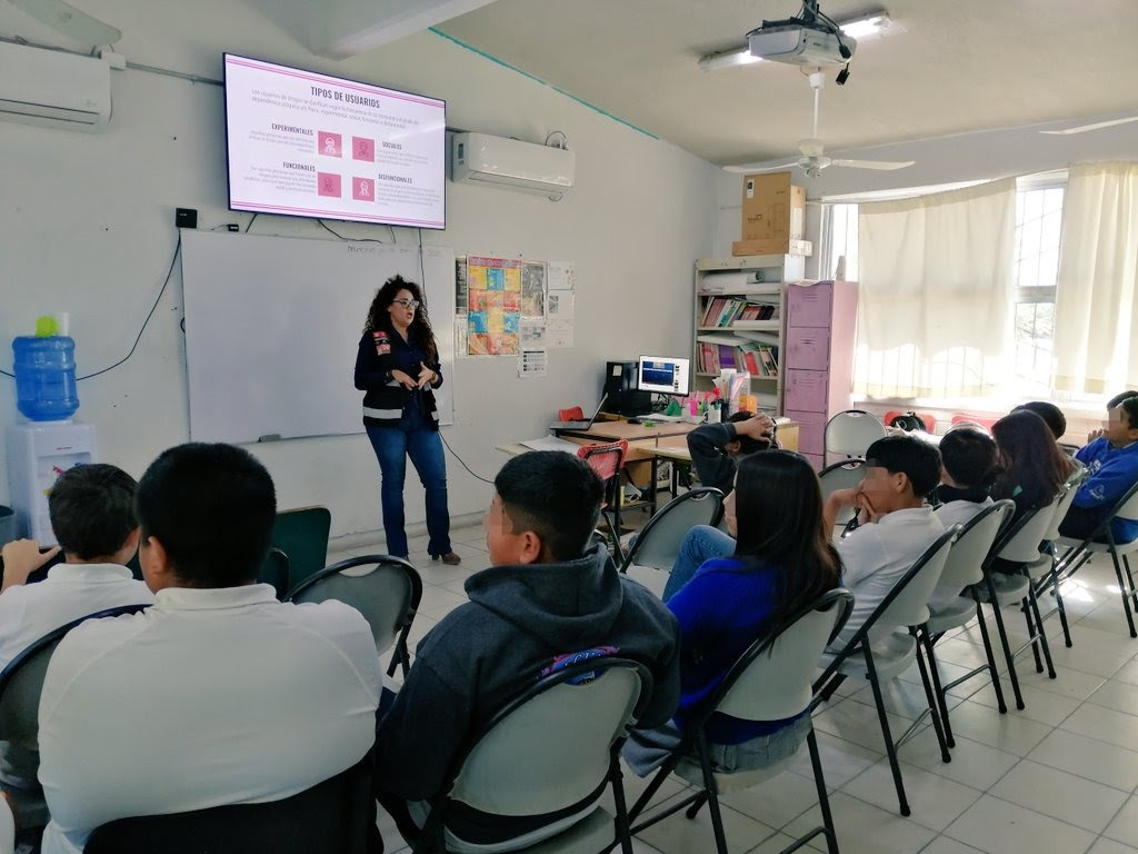Imparte Secretaría de Seguridad Pública prevención de violencias y adicciones en escuelas de Sonora