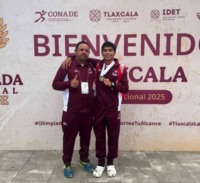 Es alumno de Cobach Sonora subcampeón nacional en los 100 metros de la Olimpiada Conade 2025