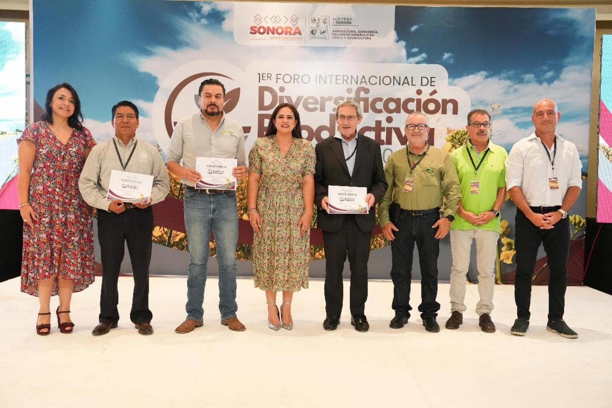 Gobierno de Sonora impulsa nueva revolución verde con el Primer Foro Internacional de Diversificación Productiva