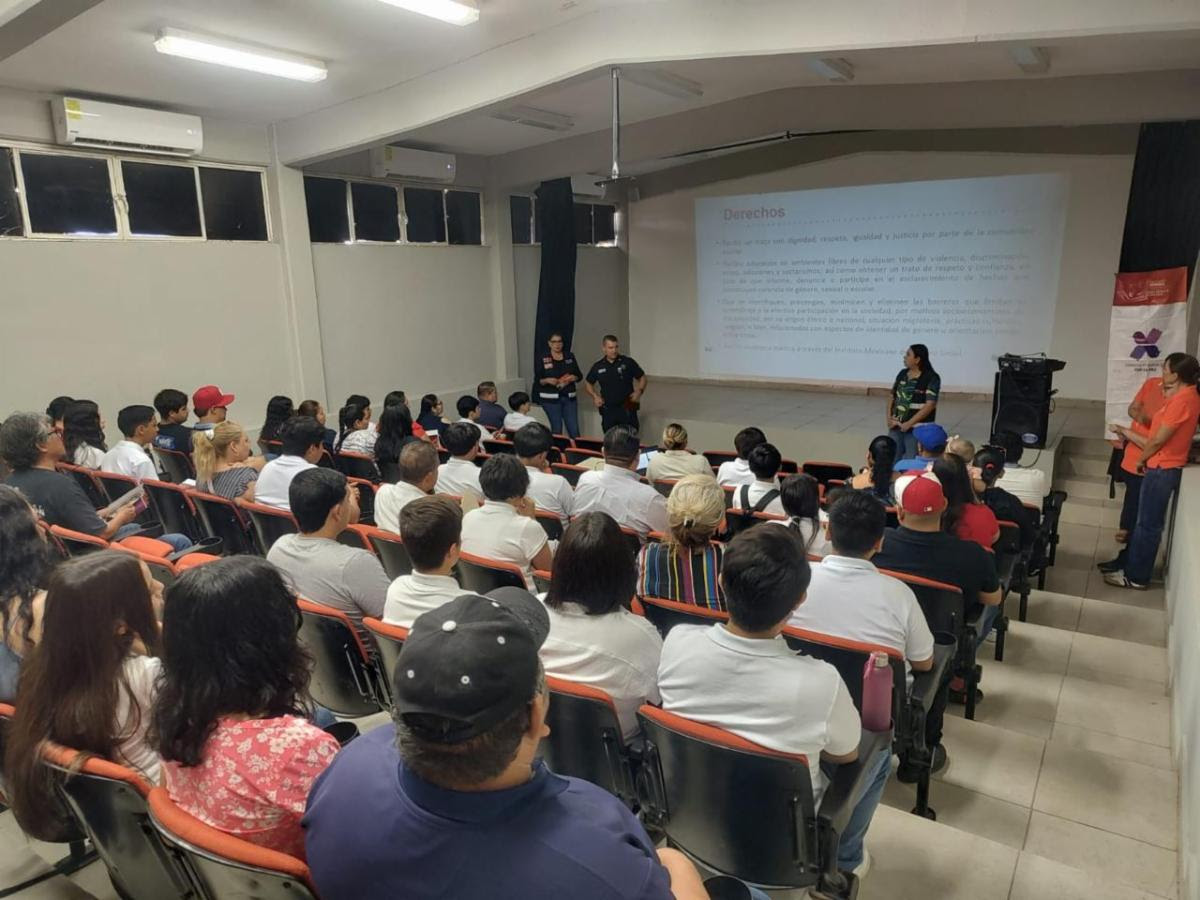 Involucra Gobierno de Sonora en acciones de prevención a estudiantes y padres de familia del Cobach Villa Bonita en Cajeme