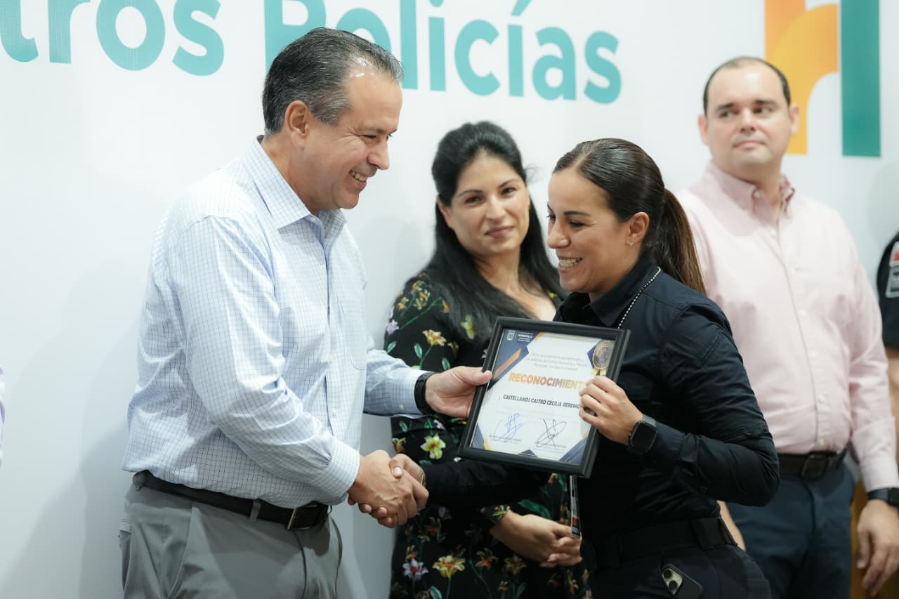 Llama Toño Astiazarán a Policía Municipal a no bajar la guardia y trabajar por la seguridad de las y los hermosillenses