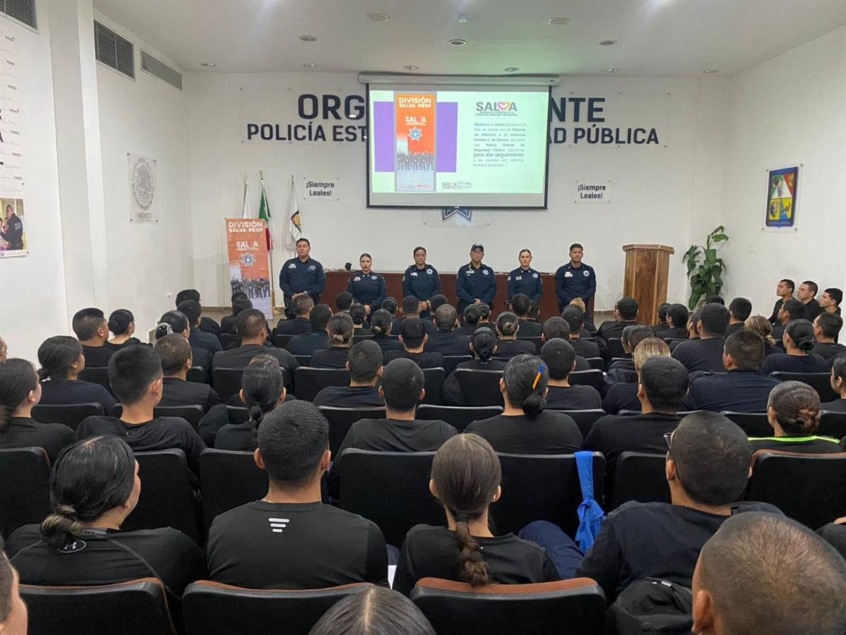 Gobierno de Sonora capacita a policías de nuevo ingreso en prevención de violencia familiar
