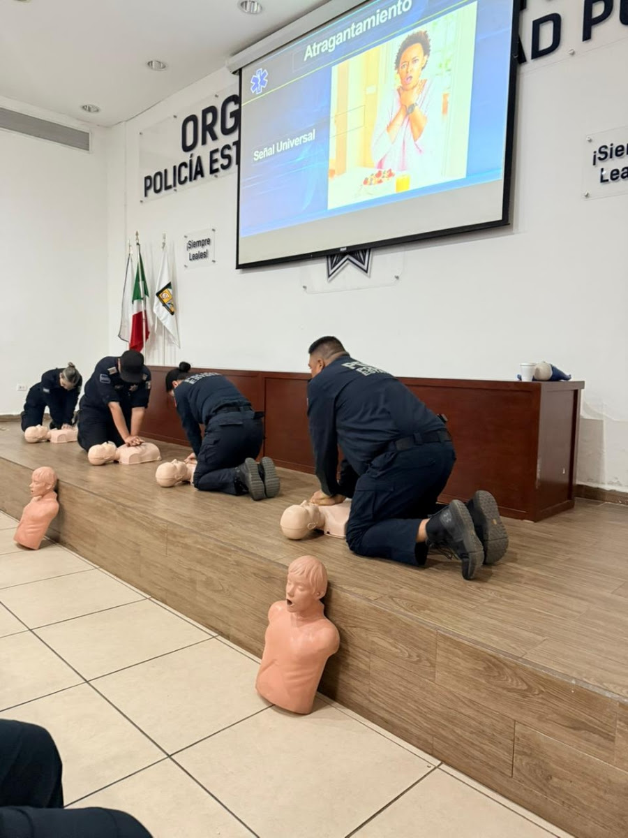 Recibe Policía Estatal del Gobierno de Sonora capacitación para brigadistas