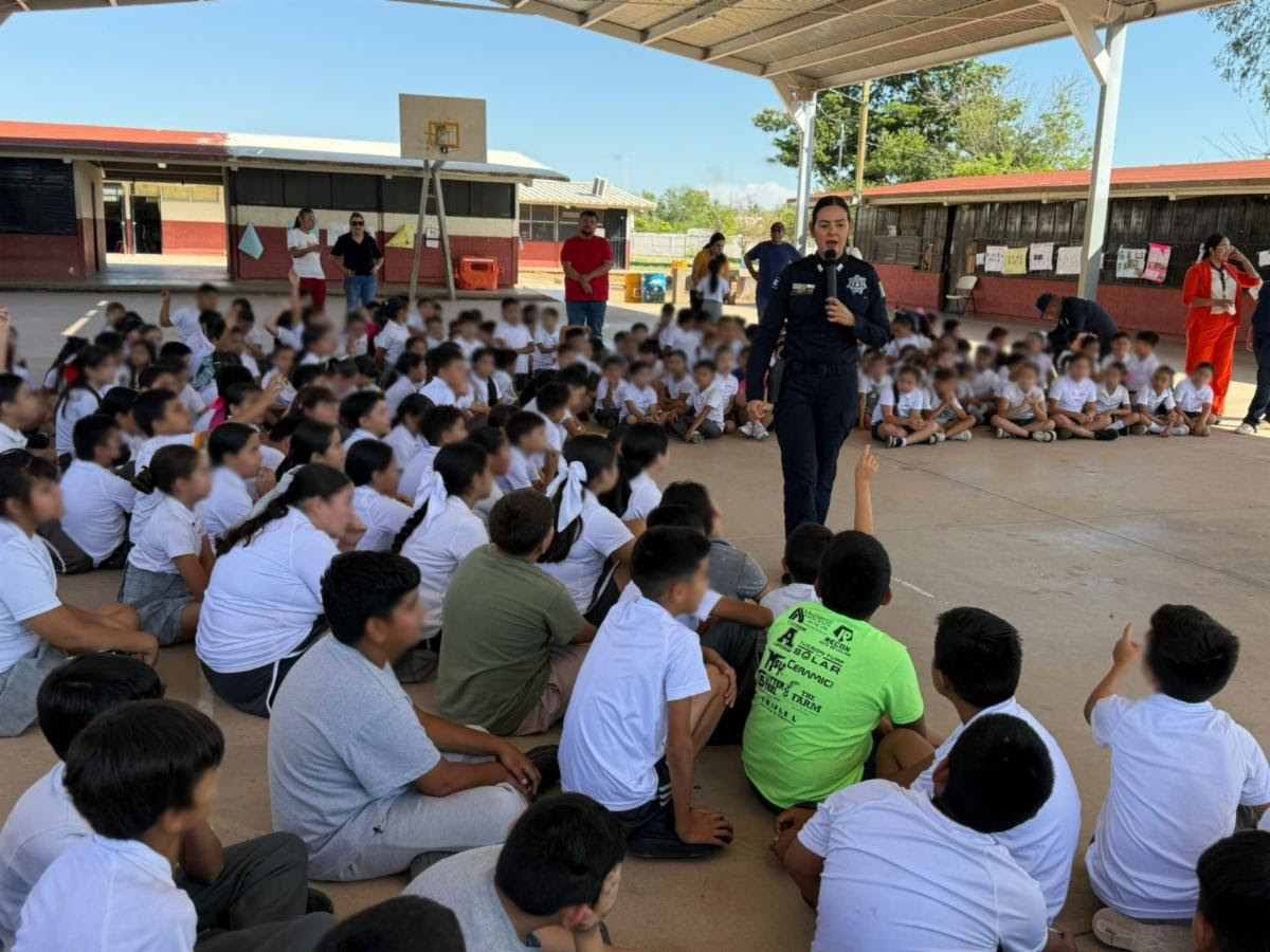 Impulsa Gobierno de Sonora prevención de la violencia con Educando SALVA de la Policía Estatal
