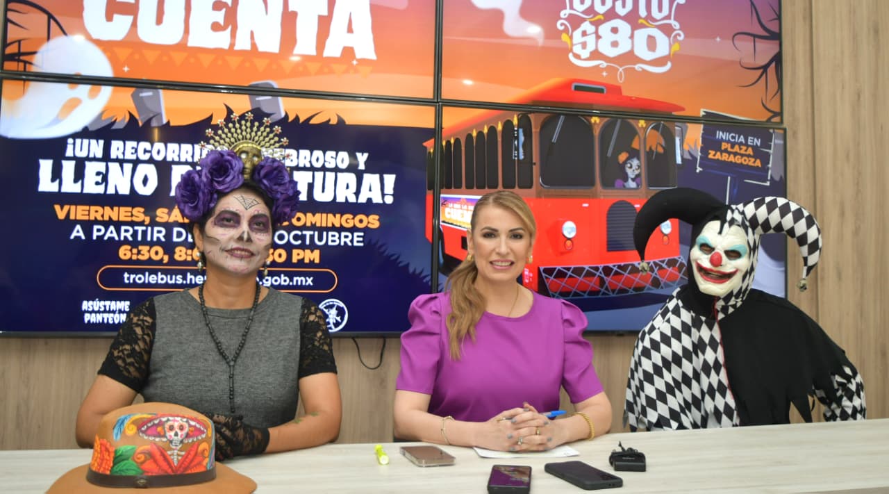 Trolebús hará recorridos de misterio y leyenda con motivo de Día de Muertos