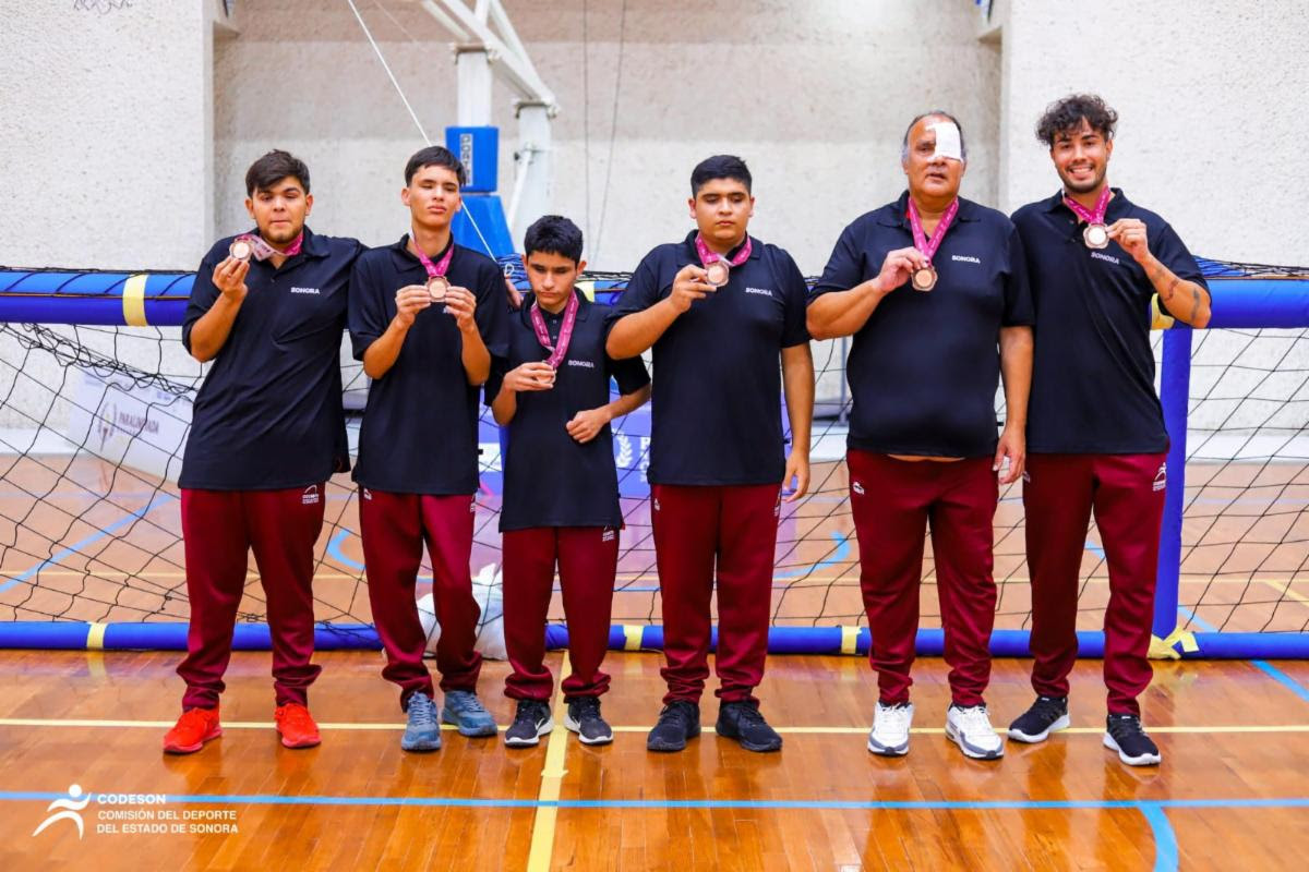Golbol sonorense conquista bronce en Paralimpiada Nacional Aguascalientes 2025