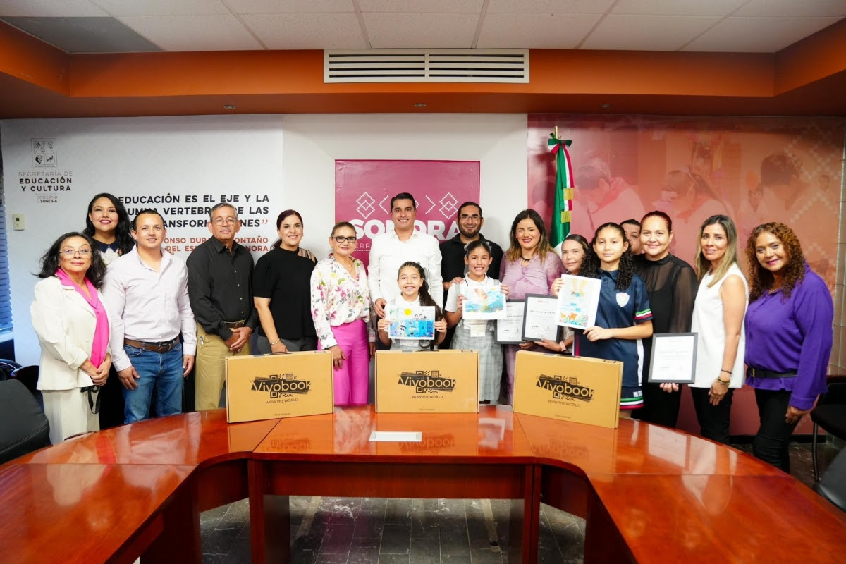 Premia Gobierno de Sonora a ganadores estatales del 48 Concurso Nacional de Pintura Infantil “La Niñez y La Mar “: SEC