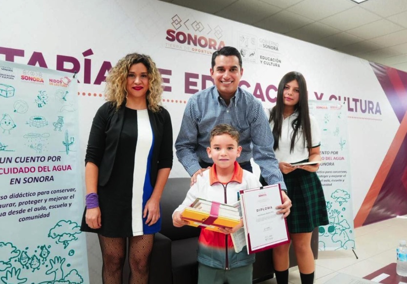 Premia SEC a ganadores del Tercer Concurso Estatal “Un Cuento por el Agua en Sonora” 2025