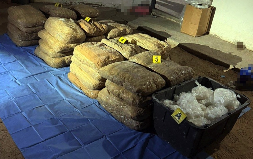 Mesa Estatal de Seguridad decomisa cerca de media tonelada de metanfetamina en operativos en San Luis Río Colorado